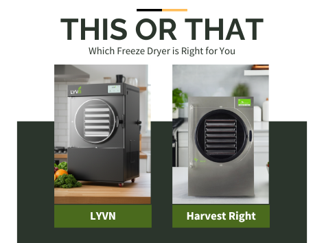 LYVN vs. Harvest Right: Medium Freeze Dryer Comparison for Australian Buyers