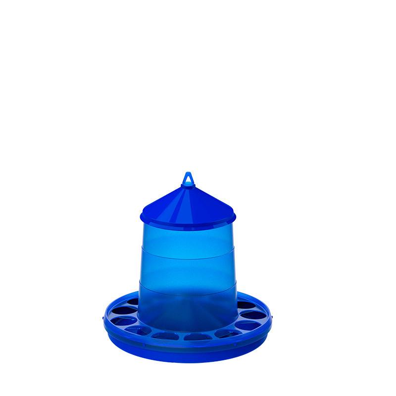 Plastic Poultry Feeder Blue - 2KG