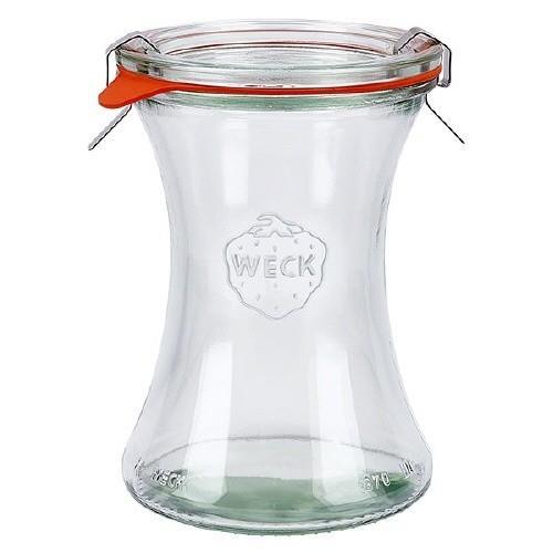 6 X 370ml WECK Deli Jar COMPLETE