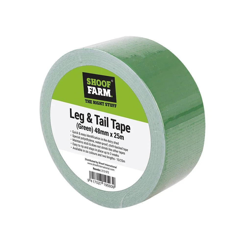 Leg & Tail Tape 25m Green