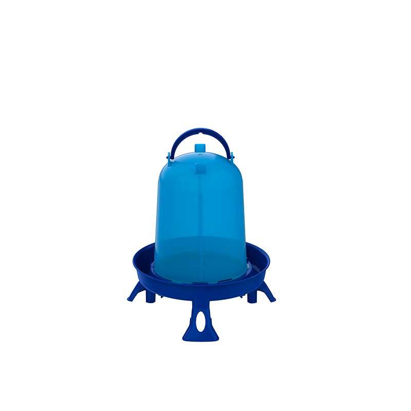 Eco Poultry Drinker With Legs Blue - 3L