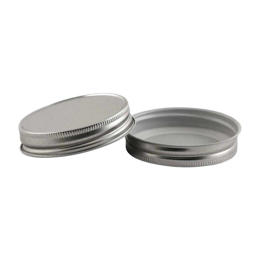 70mm CT Lid with Plastisol Liner SILVER