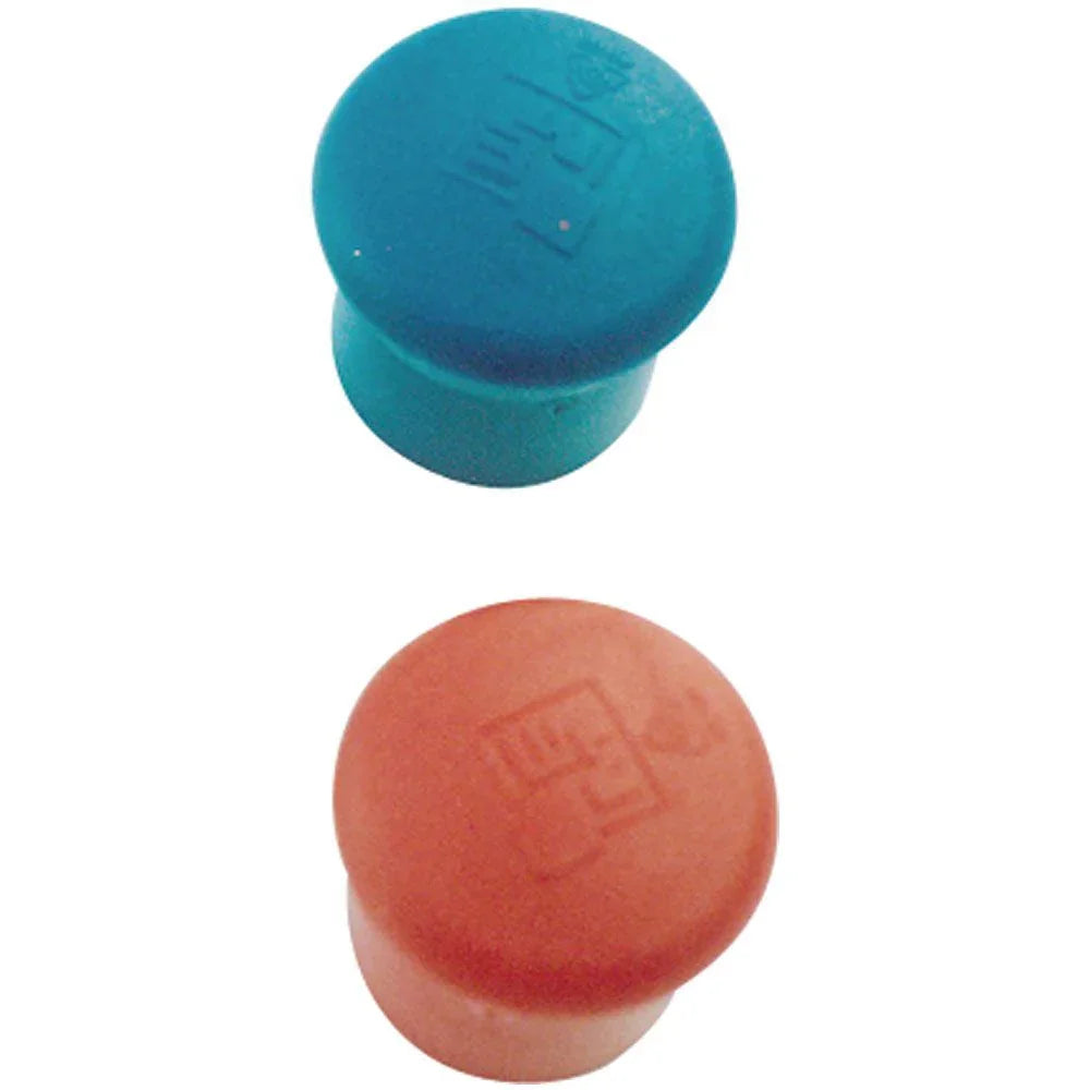 Kick Stop End Cap Red/Blue Pair