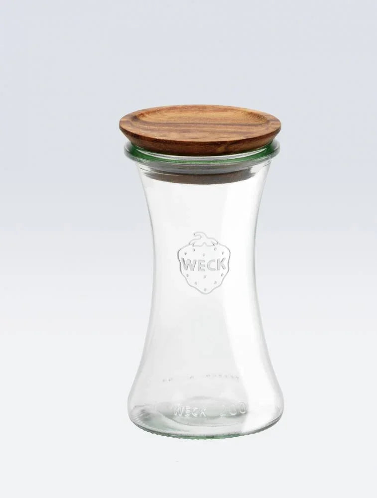 Weck 200ml Cafe Deli Jar with Seal, Lid, and Clips (Single)