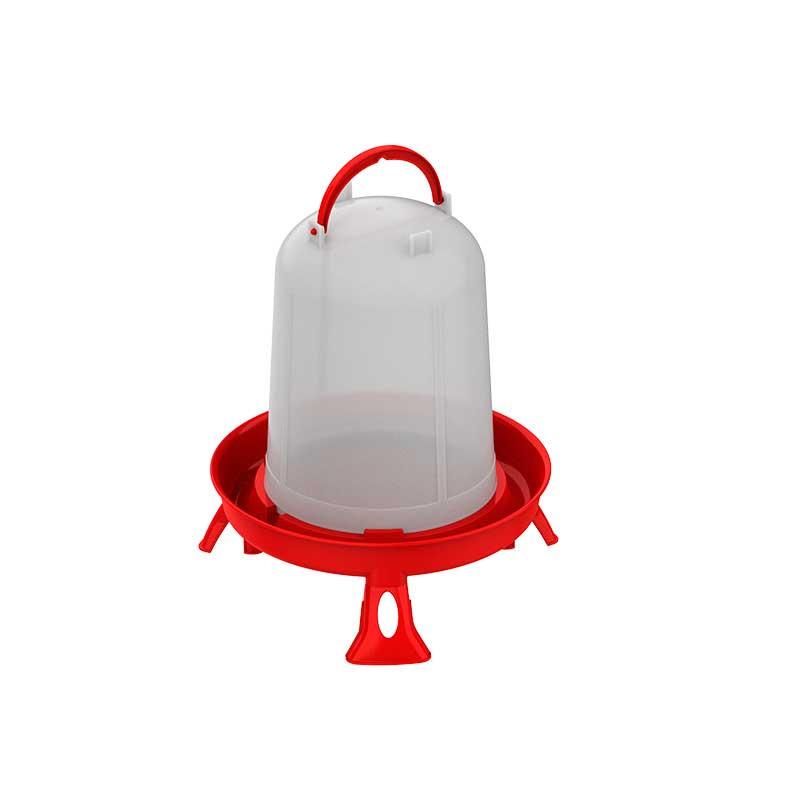 Eco Poultry Drinker With Legs Red - 8L