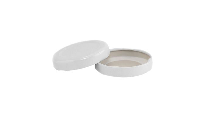 43mm TWIST TOP Lids WHITE