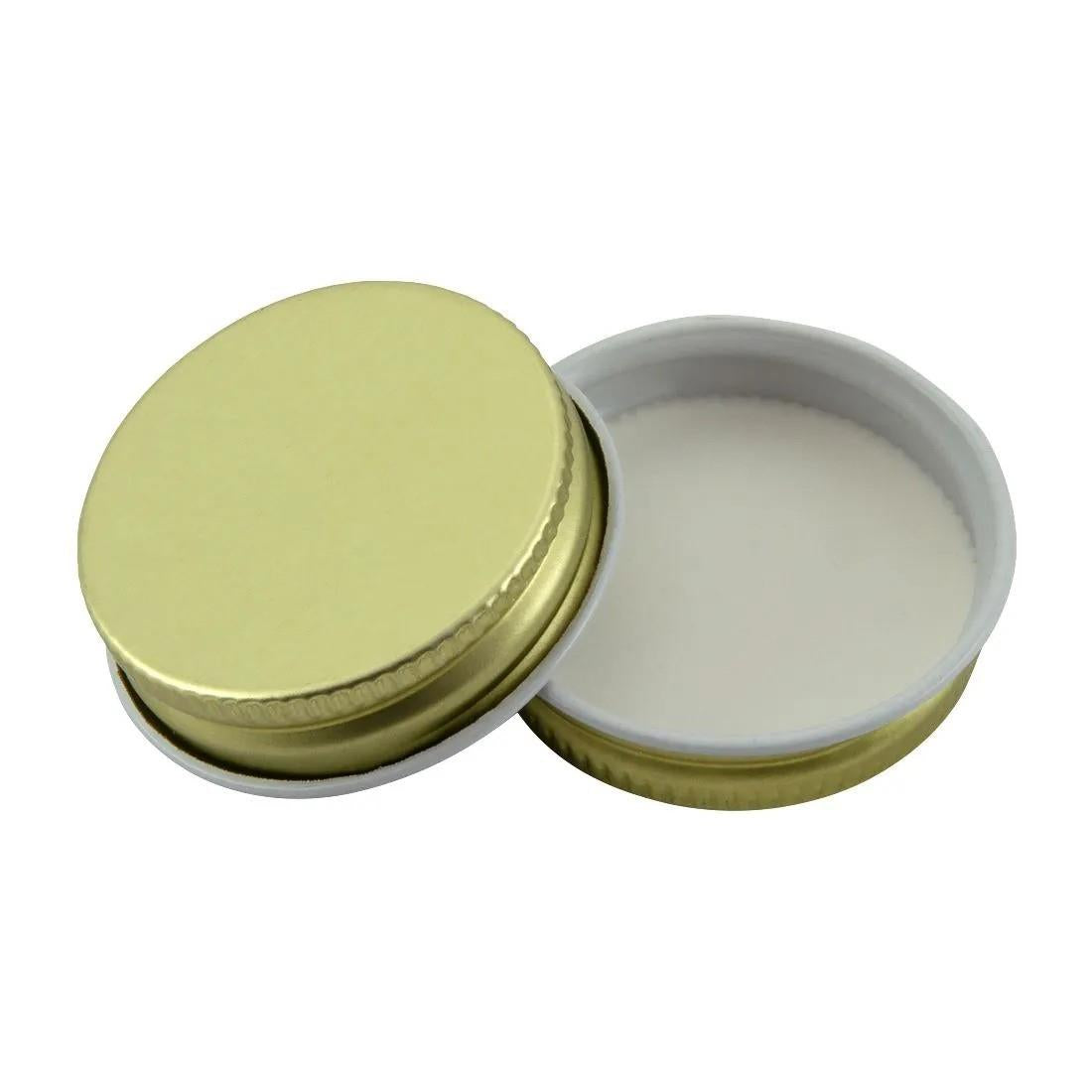 38mm CT Lid with Plastisol Liner GOLD