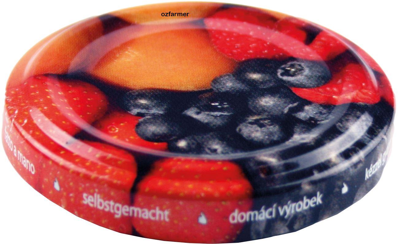 48mm TWIST TOP Lid with Fruit Pattern - OzFarmer