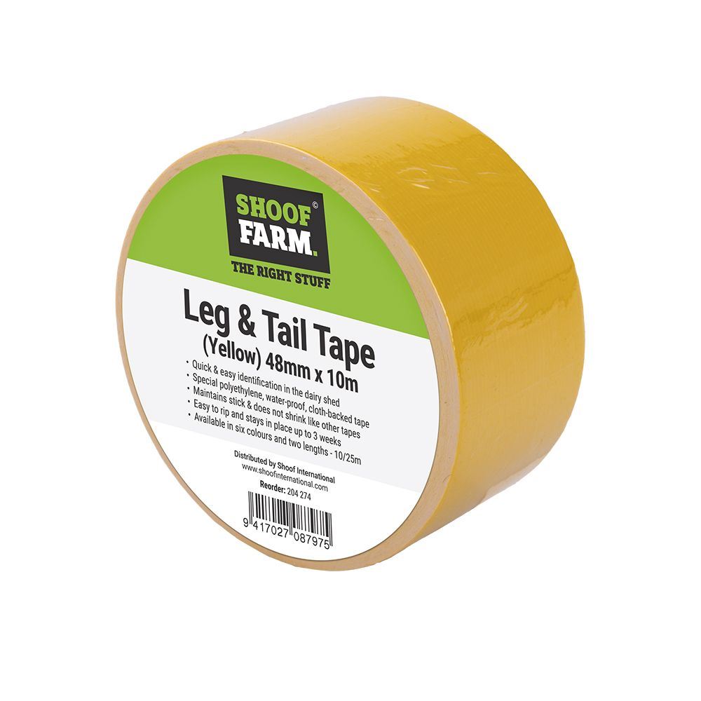 Leg & Tail Tape 10m Yellow