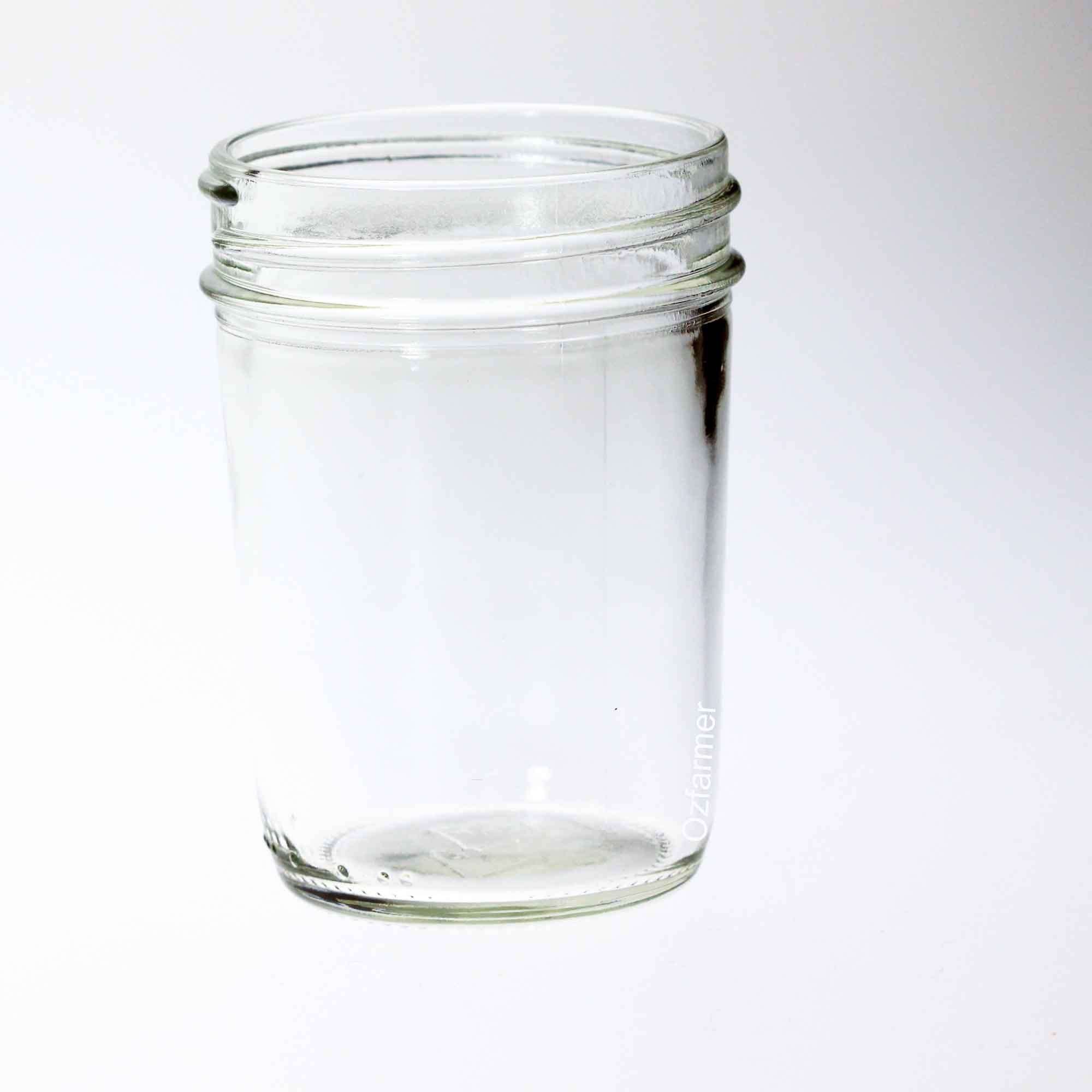 12 x Bell USA Smooth Half Pint / 8oz Regular Mouth Jars with GOLD HIGH HEAT / POP lids