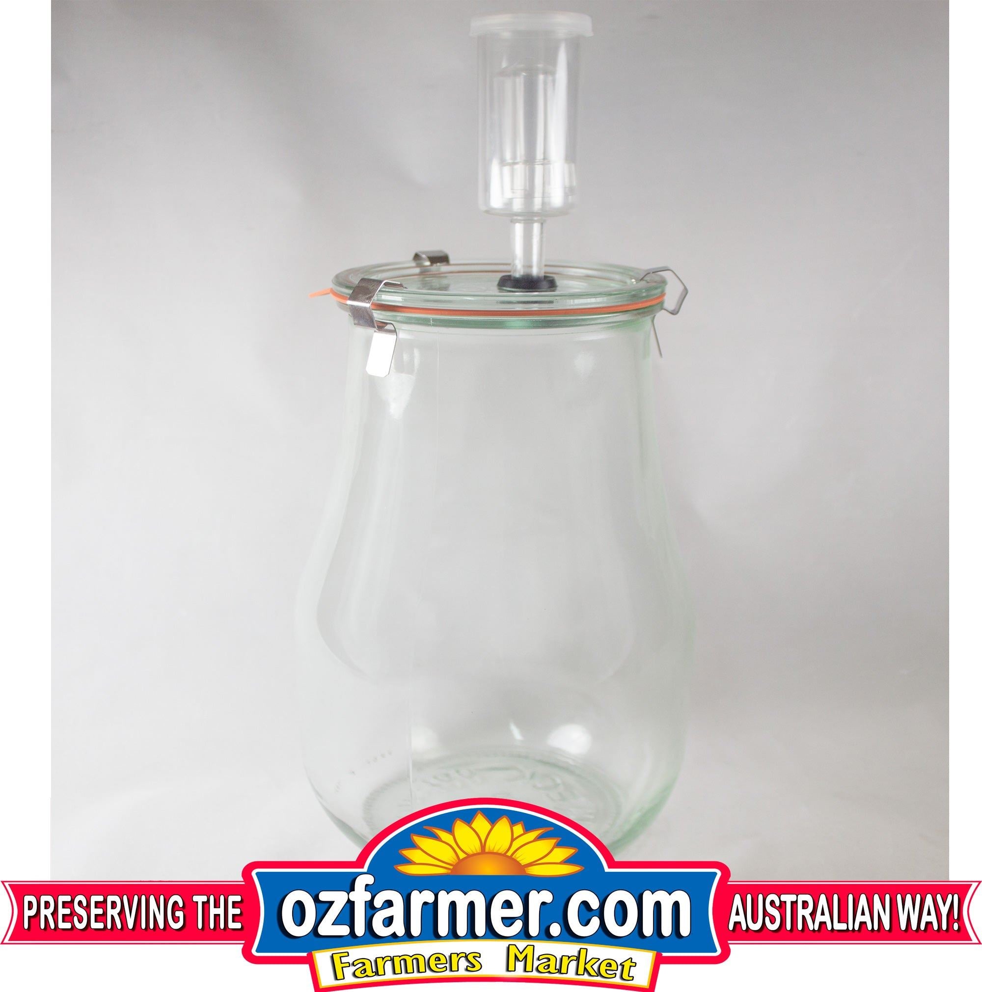 2.5 Litre Tulip Fermenting Jar With Fermenting Lid Weck