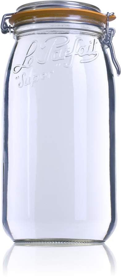 Le Parfait 3000ml (3L) Super Preserving Jar with Swing Top Lid - I'm Imperfect Seconds (Single)