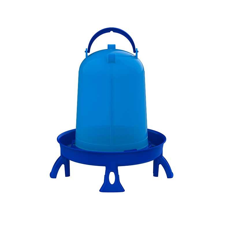 Eco Poultry Drinker With Legs Blue - 10L