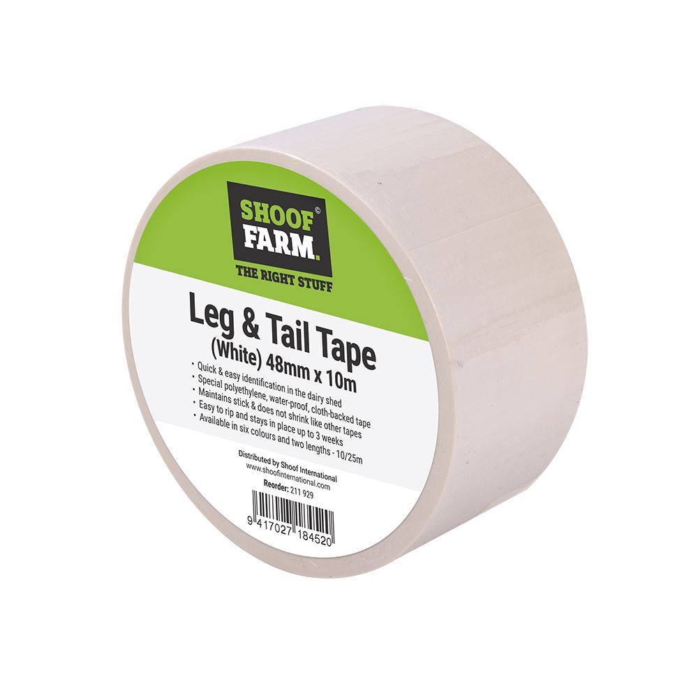 Leg & Tail Tape 10m White