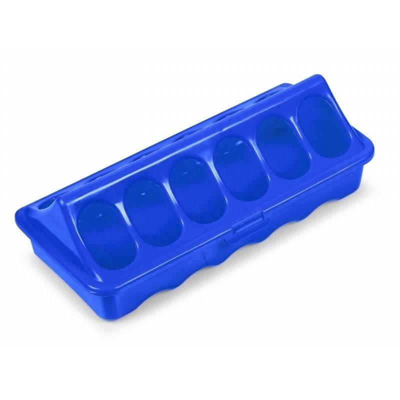 Plastic Chick Feeder Blue - 20CM