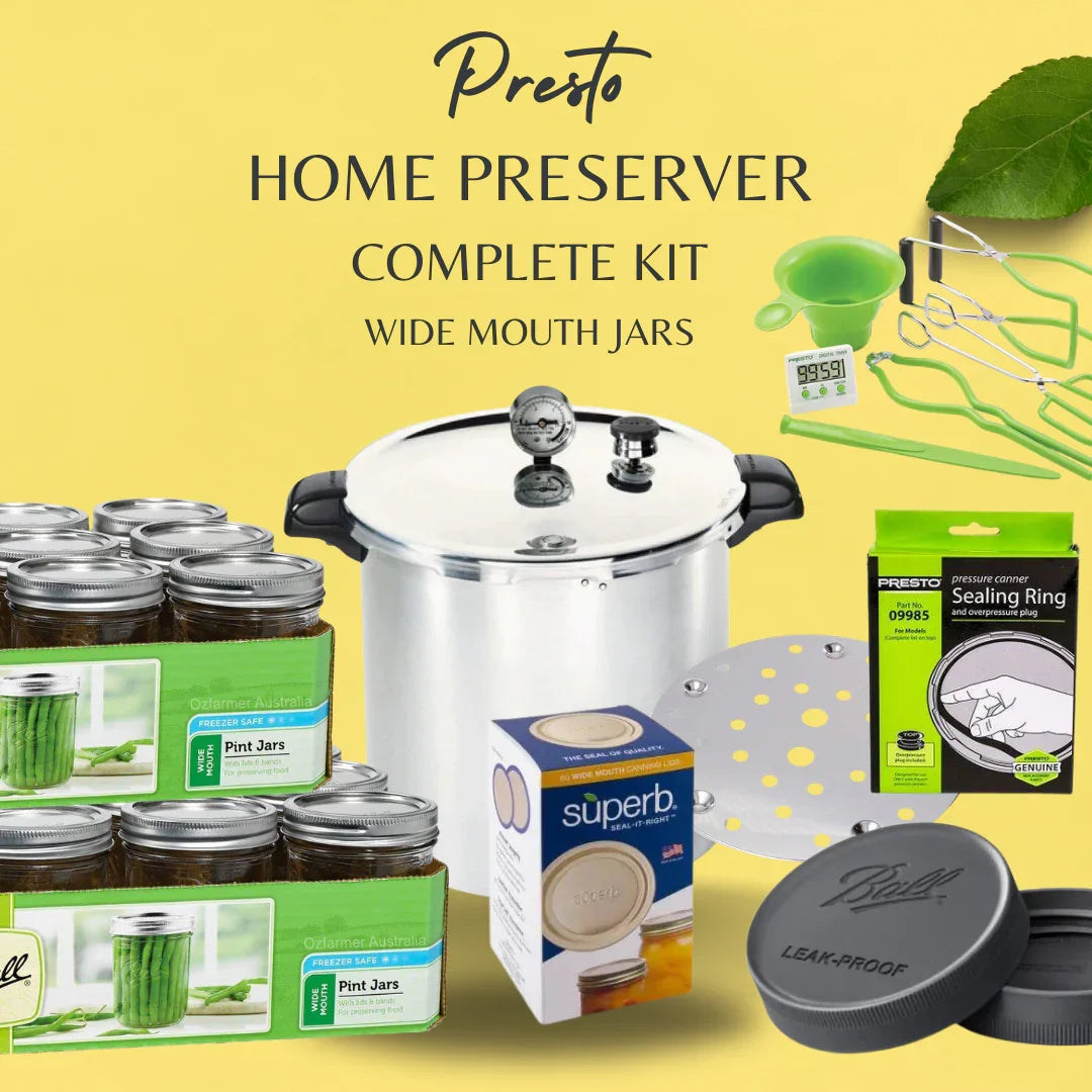 Complete Presto Kit for Home Preservers – Wide Mouth Jars