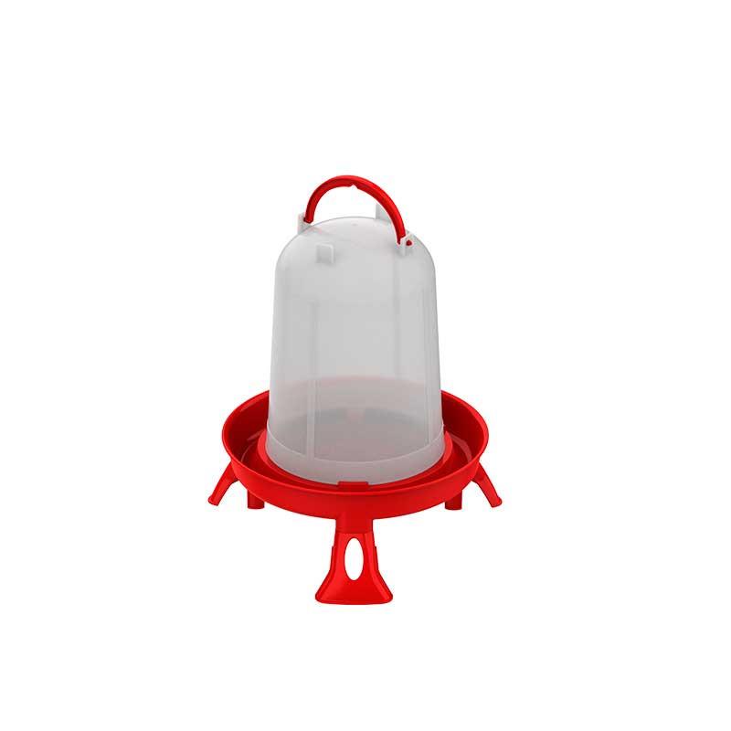 Eco Poultry Drinker With Legs Red - 5L