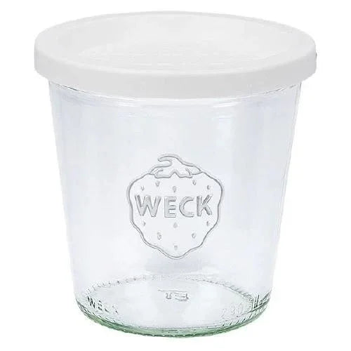 290ml WECK Tall Sturzglas Jar with WHITE STORAGE LID