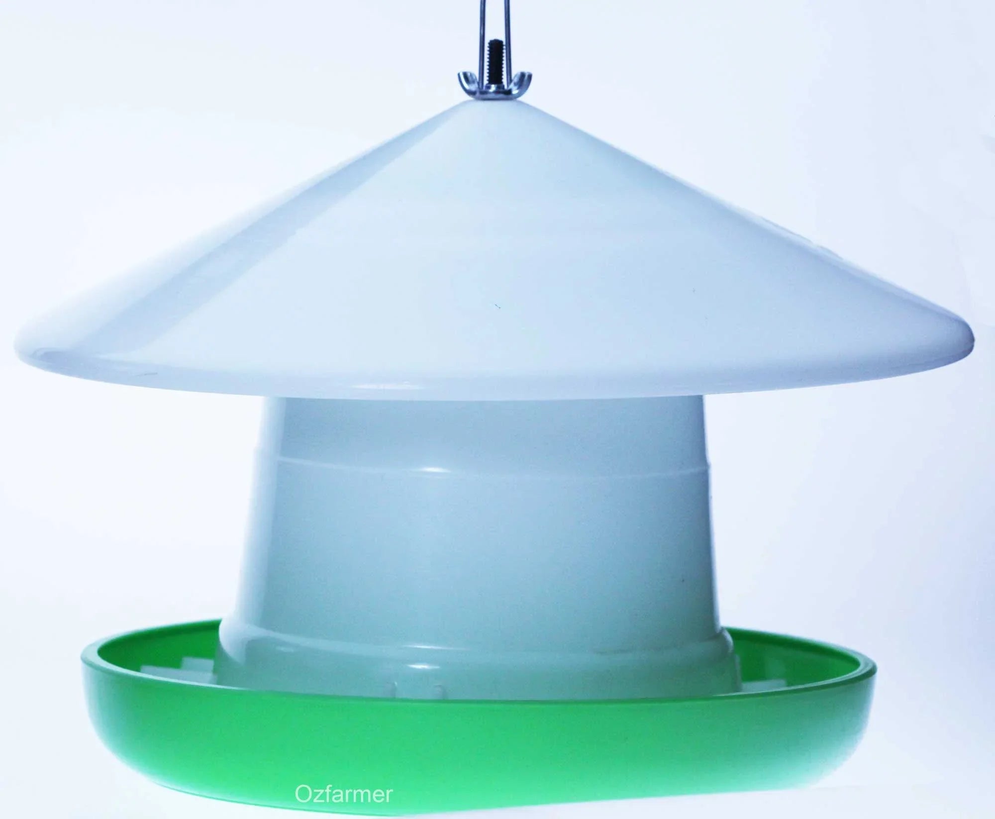 Hanging Poultry Feeder with Cover - Crown Suspension 3kg