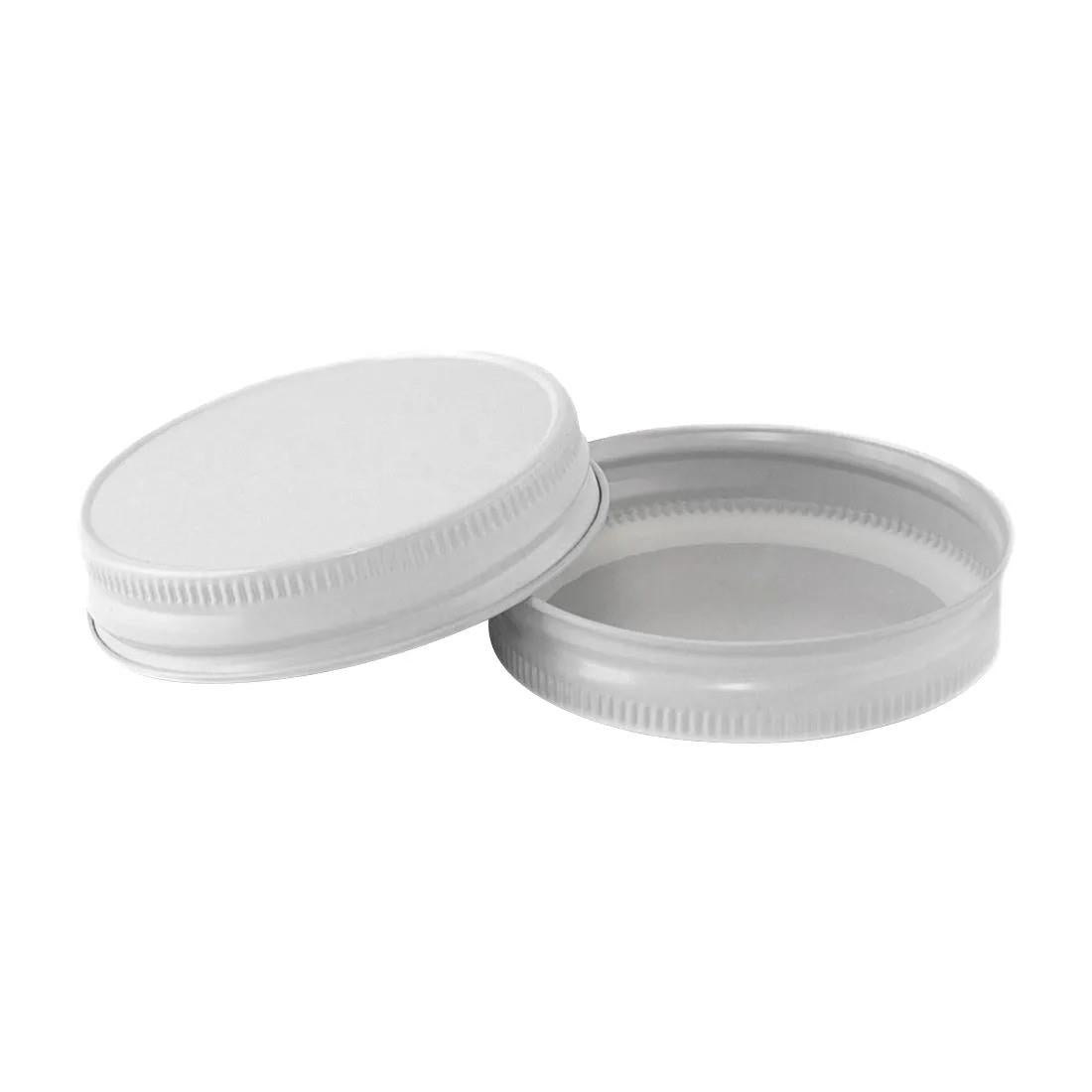 70mm CT Lid with Plastisol Liner WHITE