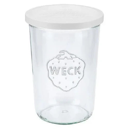 850ml Tapered Jar with white storage lid