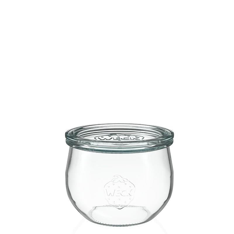 6 X 580ml WECK Tulip Jar COMPLETE