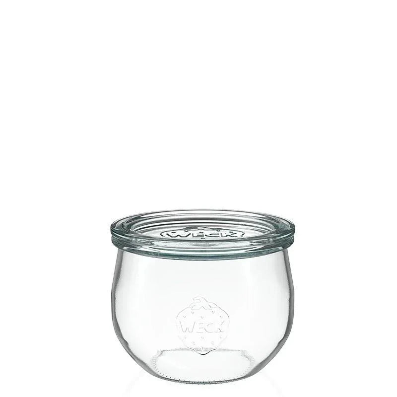 6 X 580ml WECK Tulip Jar COMPLETE