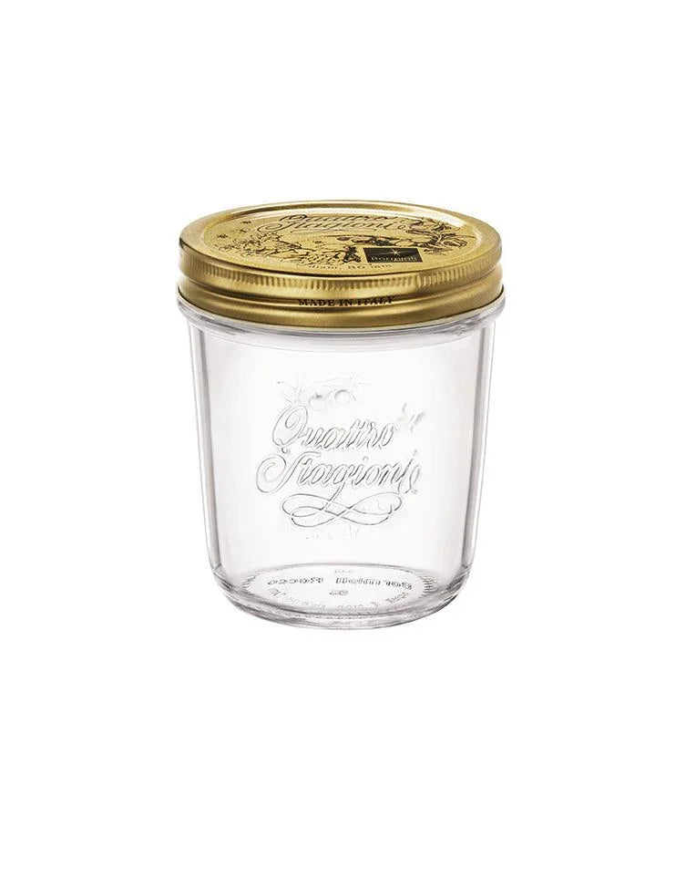 Bormioli Rocco 320ml Quattro Stagioni Preserving Jar with Metal Lid (Single)