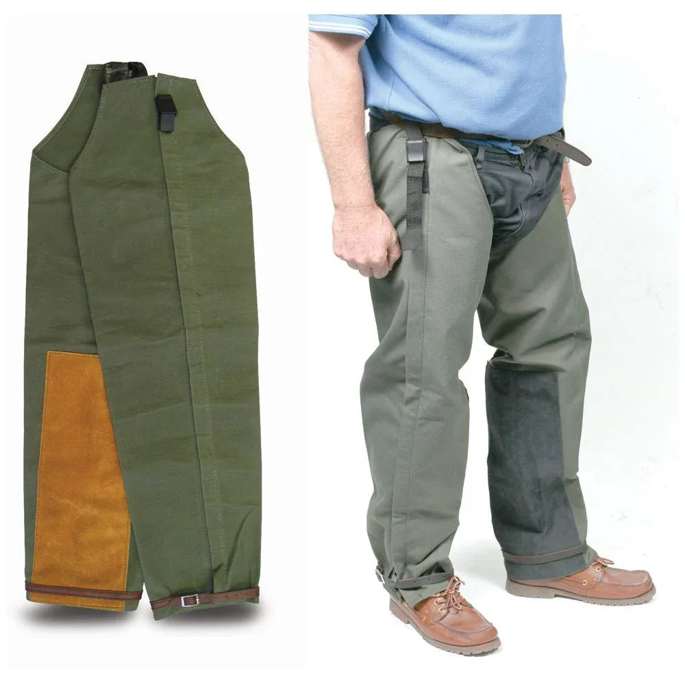 Canvas Chaps Leggings Side Opening Medium 68cm