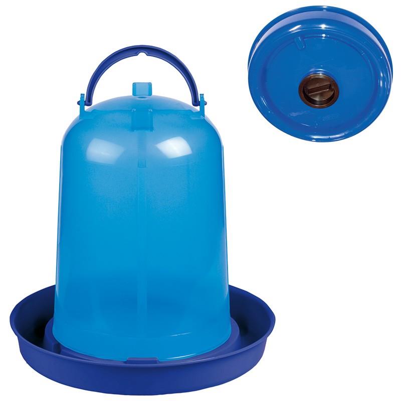 Eco Poultry Drinker Blue With Plug - 8L