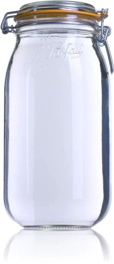 Le Parfait 2000ml (2L) Super Preserving Jar with Swing Top Lid - I'm Imperfect Seconds (Single)