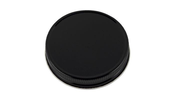 12 x 70mm CT Lid with Plastisol Liner BLACK