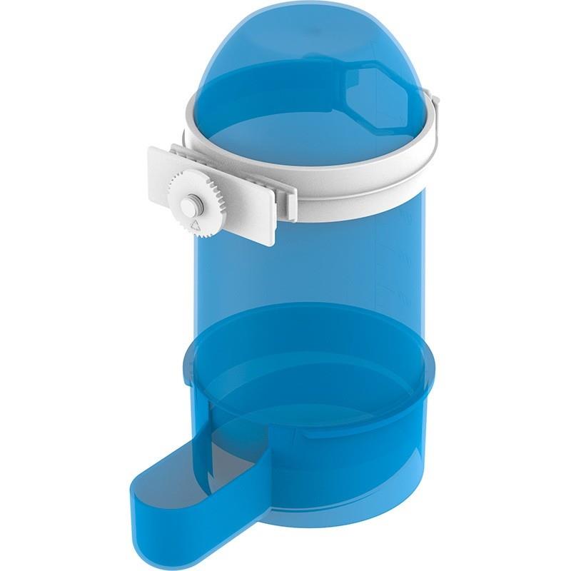 Pigeon Drinker/Feeder 0.8L Blue with Support