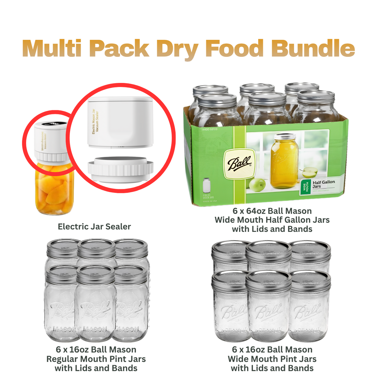 Multi Pack Dry Food Bundle
