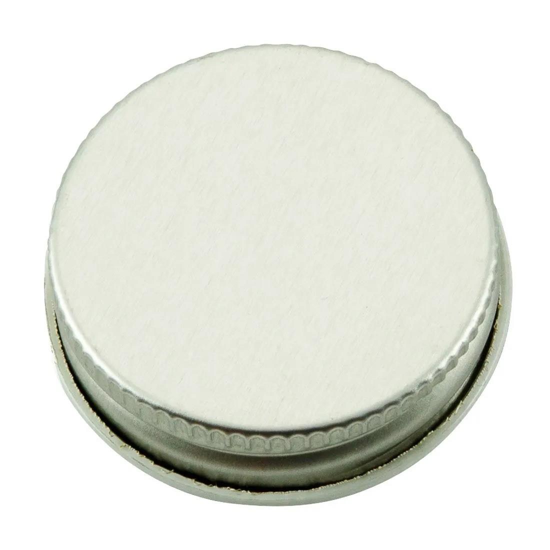38mm CT Lid with Plastisol Liner SILVER