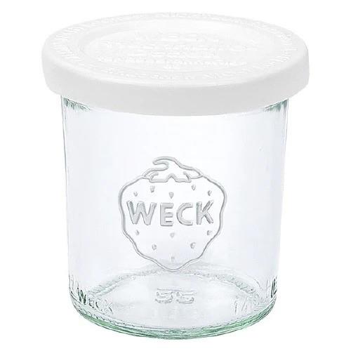 140ml WECK Sturzglas Jar with WHITE STORAGE LID