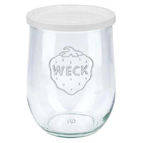 1062ml WECK Tulip Jar with WHITE storage lid