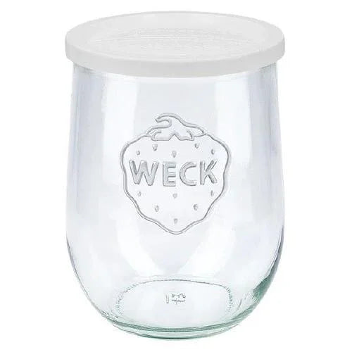 1062ml WECK Tulip Jar with WHITE storage lid