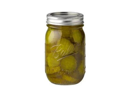 12 x Pint REGULAR Mouth Jar and Lid Ball Mason Case