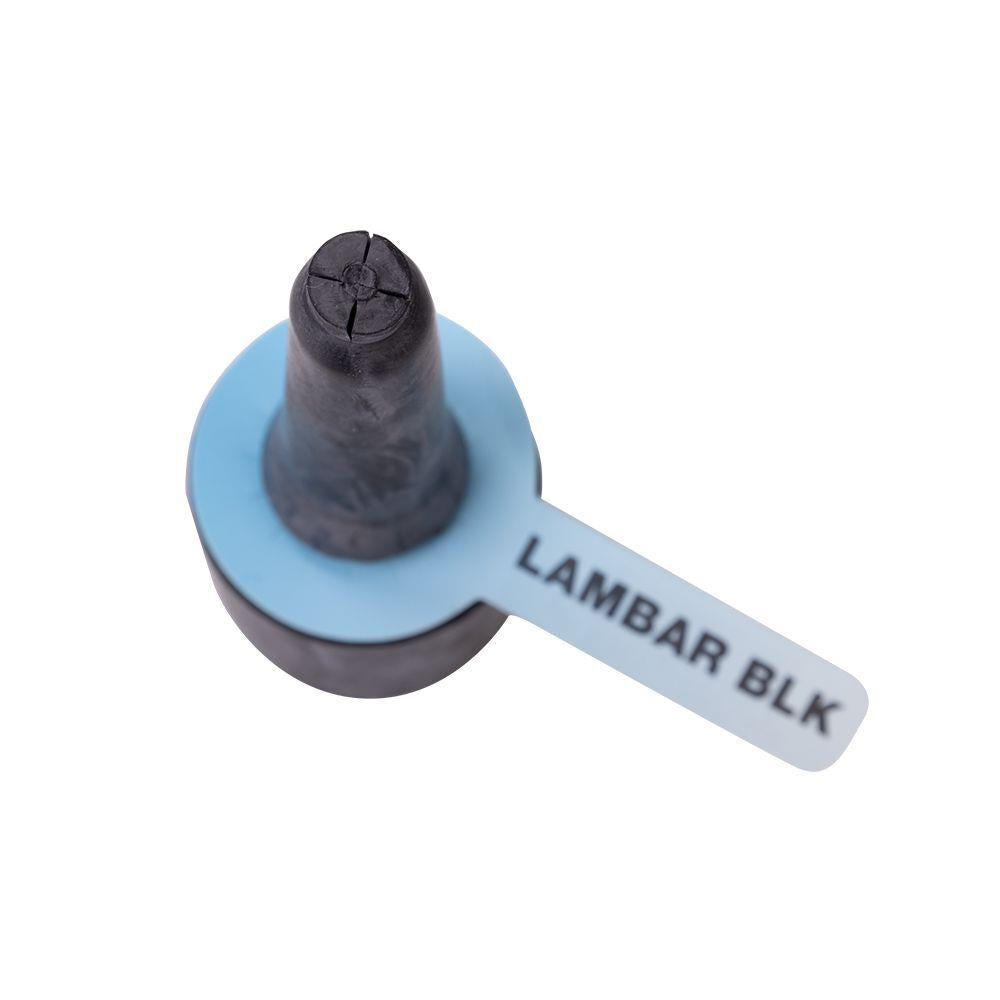 Lambar Teat for Lambs/Kids Black - Cross-cut