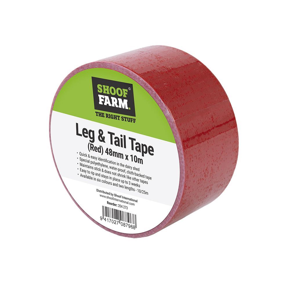 Leg & Tail Tape 10m Red