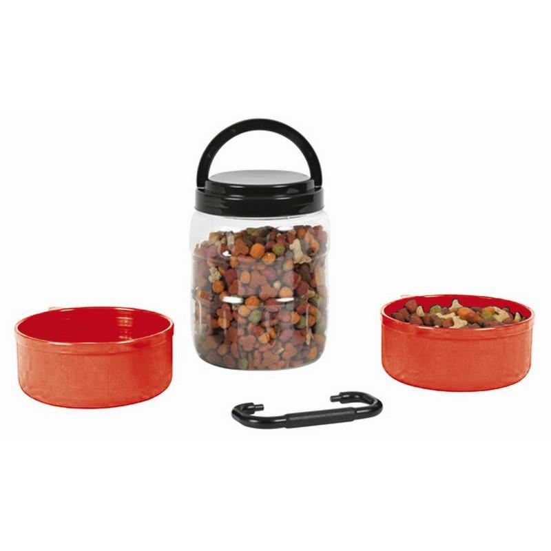 Petipop Travel Set For Pets 1.5L Red