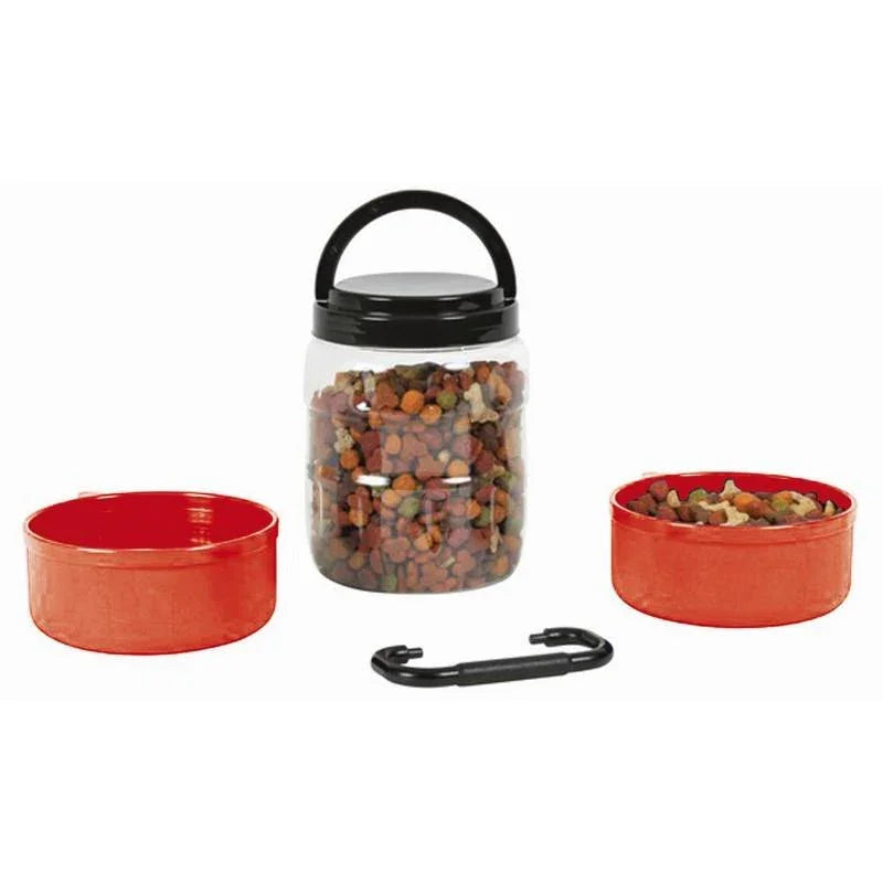 Petipop Travel Set For Pets 1.5L Red