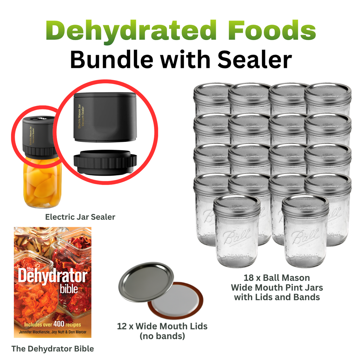 Dehydrated Foods Bundle with Sealer
