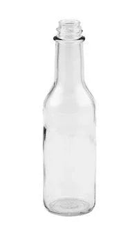 12 x 5oz Hot Sauce Woozy Bottles with Red Plastic Lids