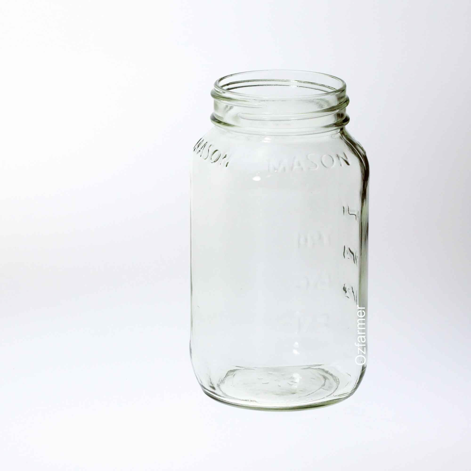 12 x Bell 770ml / 26oz Square Bell Jars ONLY