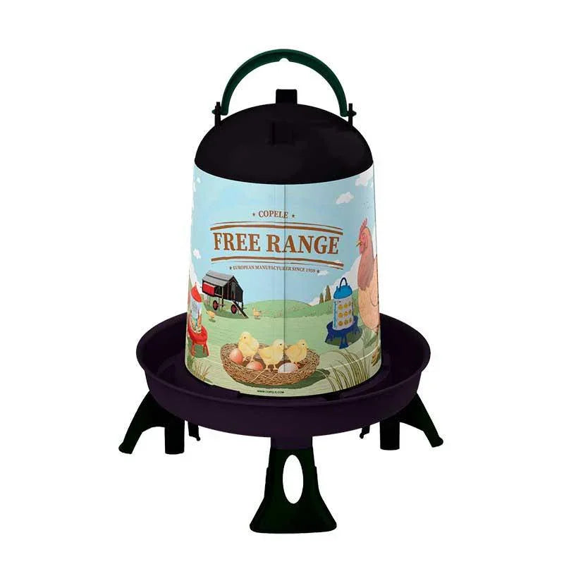 Eco Poultry Drinker "Free-Range" with Legs 5L -Recyled