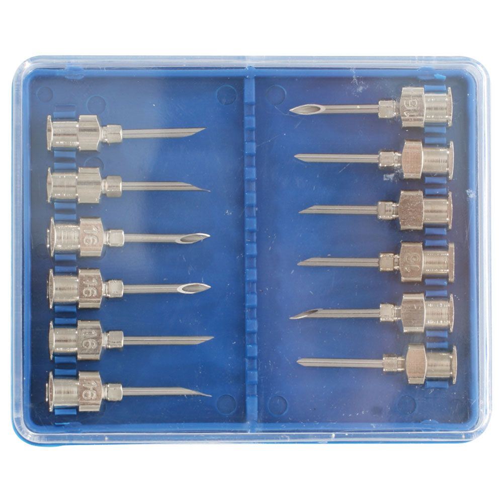 Needles Stainless Steel 18g x 1/2in 12pk