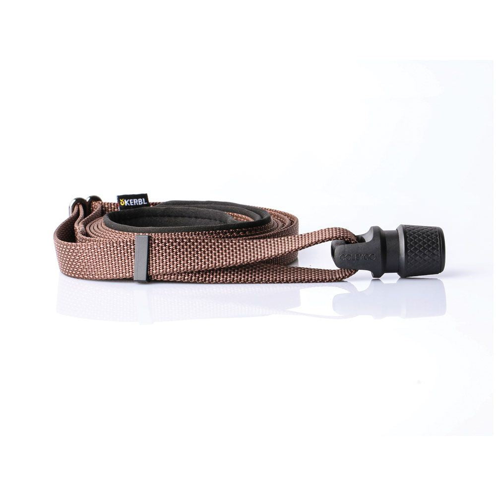 GoLeyGo Dog Leash cpt M Webb Brown