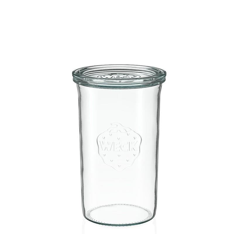 6 X 1000ml WECK Sturzglas Jar COMPLETE